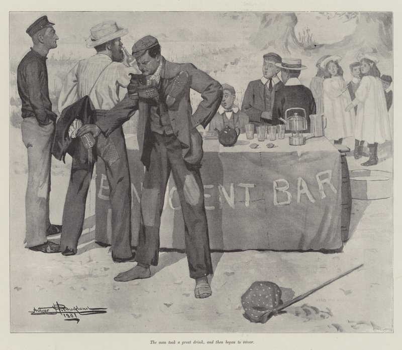 El Bar Benevolente, por E Nesbit de Arthur Herbert Buckland