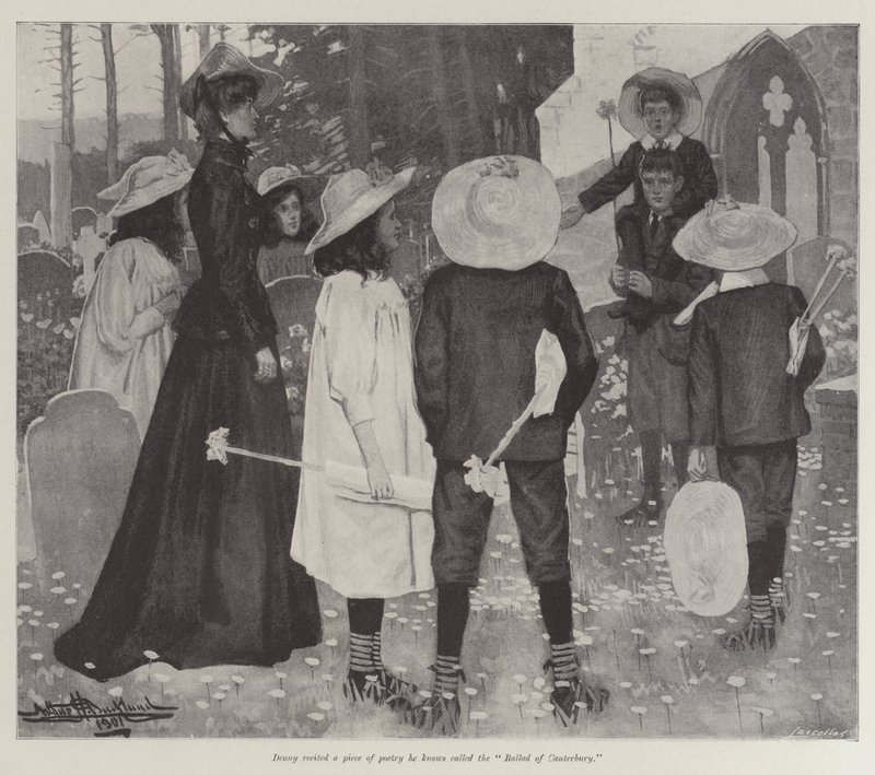 Los peregrinos de Canterbury, por E Nesbit de Arthur Herbert Buckland