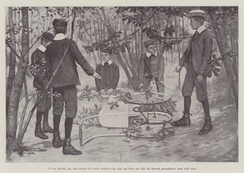 El bebé de alta cuna, por E Nesbit de Arthur Herbert Buckland