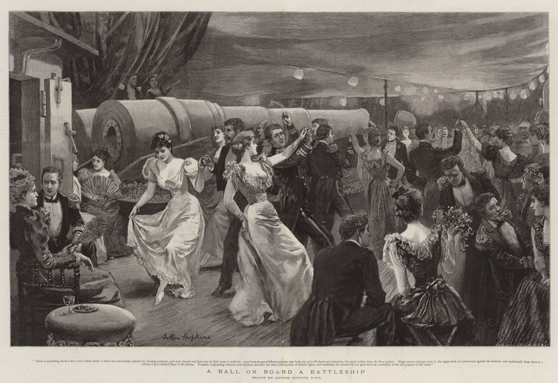 Un baile a bordo de un acorazado de Arthur Hopkins