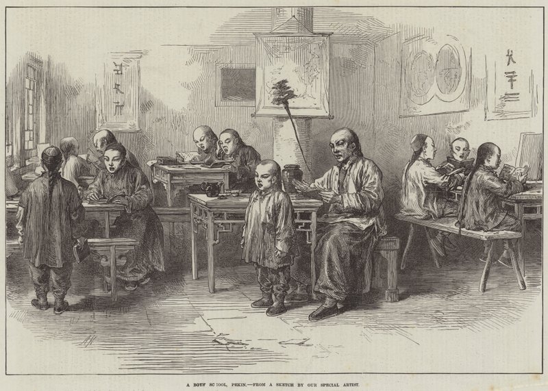 Una escuela de niños, Pekín de Arthur Hopkins