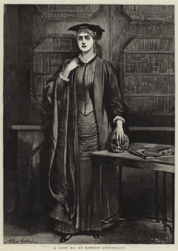 Una dama BA de la Universidad de Londres de Arthur Hopkins