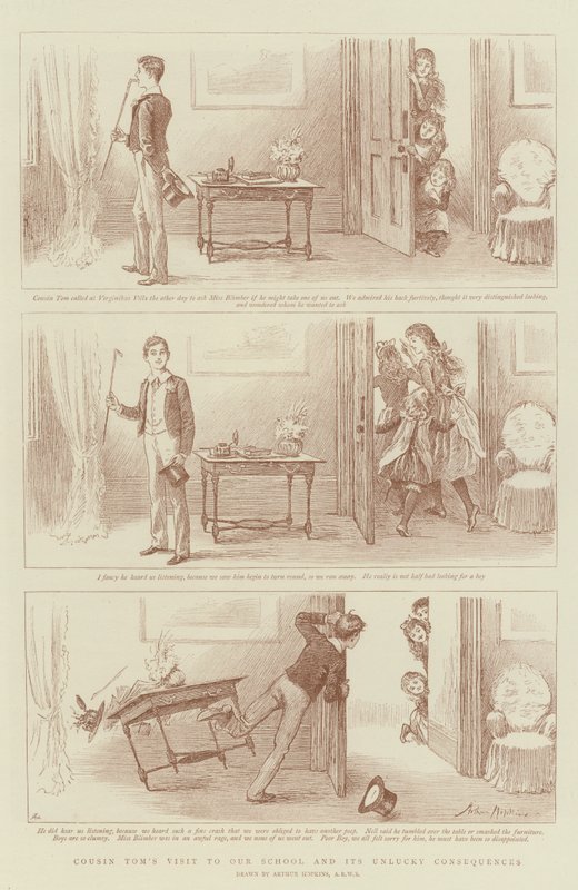 La visita de primo Tom a nuestra escuela y sus desafortunadas consecuencias de Arthur Hopkins