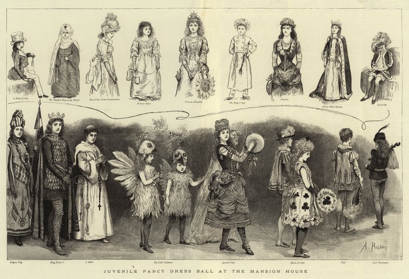 Baile de Disfraces Juvenil en la Mansion House de Arthur Hopkins