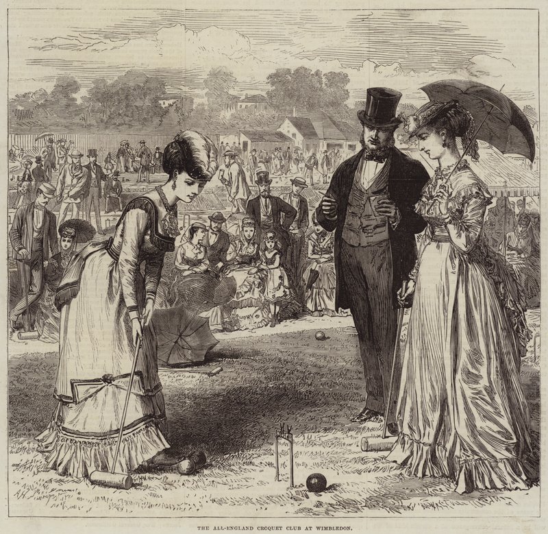 El Club de Croquet de Toda Inglaterra en Wimbledon de Arthur Hopkins