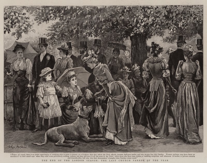 El fin de la temporada de Londres, el último desfile de la iglesia del año de Arthur Hopkins
