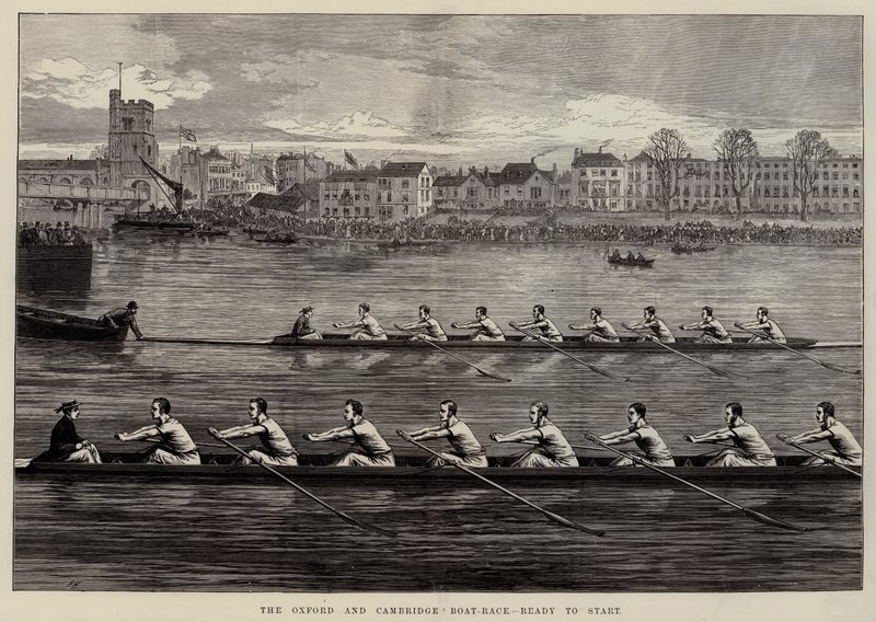 La Carrera de Botes de Oxford y Cambridge, Listos para Empezar de Arthur Hopkins