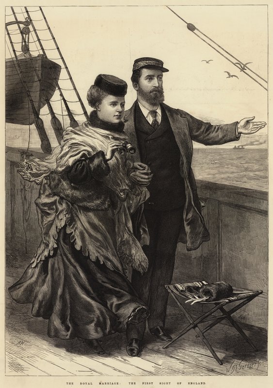 El matrimonio real, la primera vista de Inglaterra de Arthur Hopkins