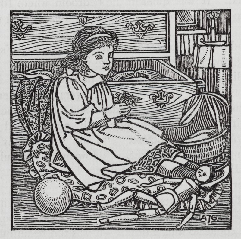 Hans Christian Andersen: Las Flores de la Pequeña Ida de Arthur Joseph Gaskin