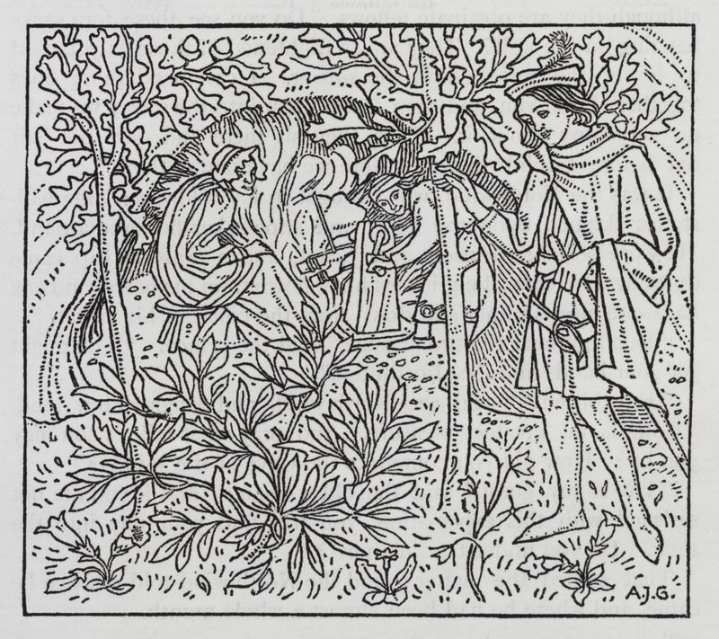 Hans Christian Andersen: El jardín del paraíso de Arthur Joseph Gaskin