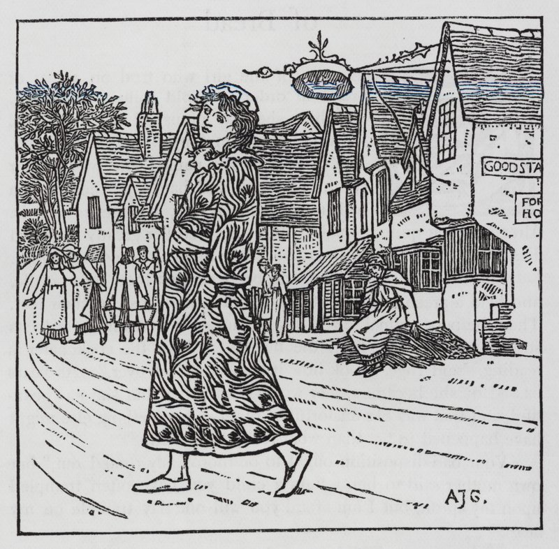 Hans Christian Andersen: La niña que pisó el pan de Arthur Joseph Gaskin
