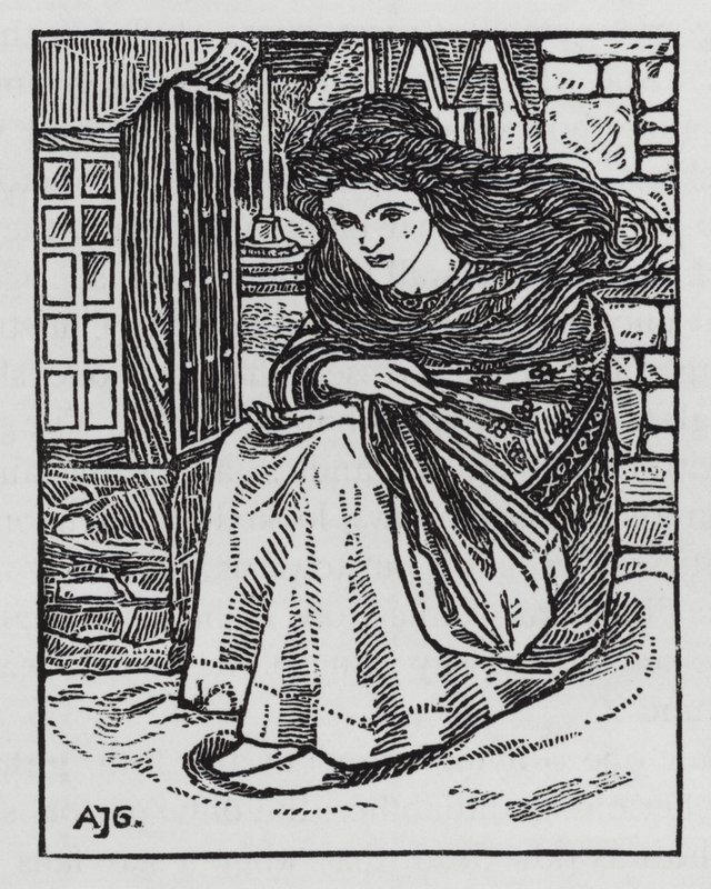 Hans Christian Andersen: La pequeña cerillera de Arthur Joseph Gaskin