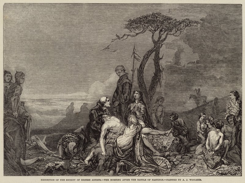 La Mañana después de la Batalla de Hastings de Arthur Joseph Woolmer