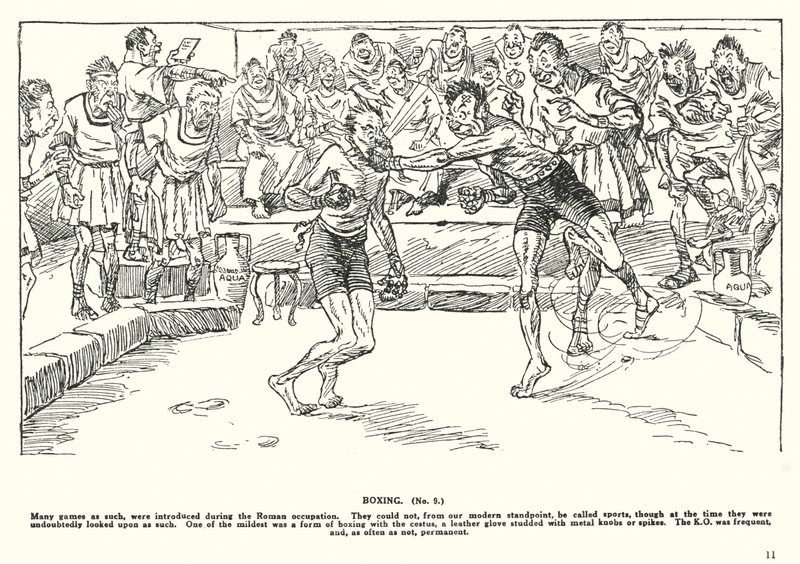 Boxeo (litografía) de Arthur Moreland