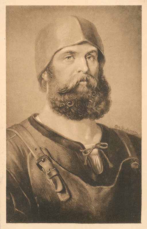Peter Vischer el Viejo, escultor alemán (litografía) de Arthur Quartley