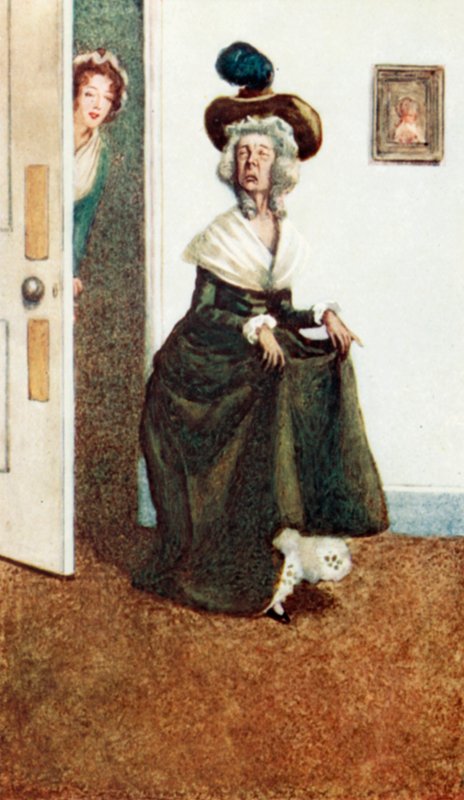 Ilustración para Sentido y Sensibilidad de Jane Austen de Arthur Wallis Mills