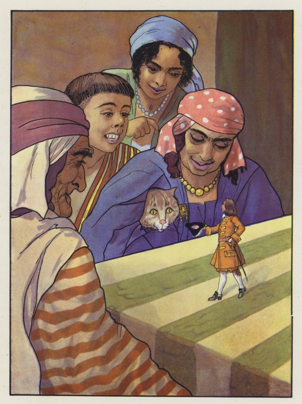 Ilustración para Los viajes de Gulliver de Jonathan Swift de Artus Scheiner