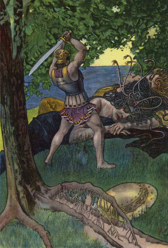 Perseo cortando la cabeza de Medusa de Artus Scheiner
