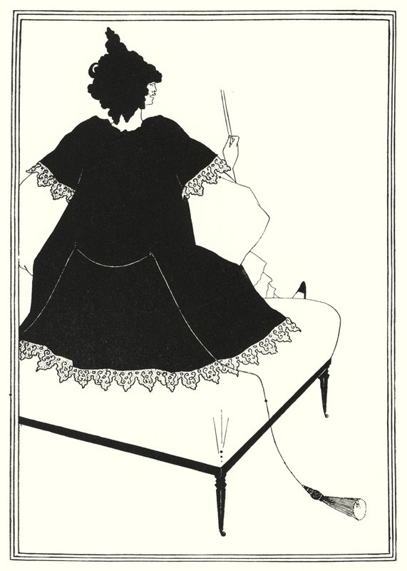 Salomé en Settle de Aubrey Beardsley