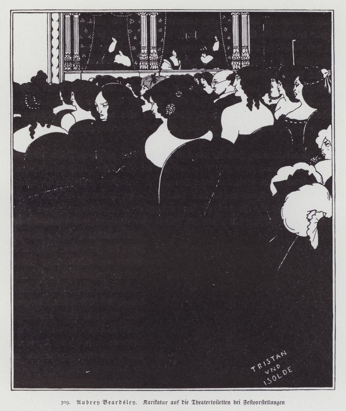 Los wagnerianos, 1894 de Aubrey Beardsley