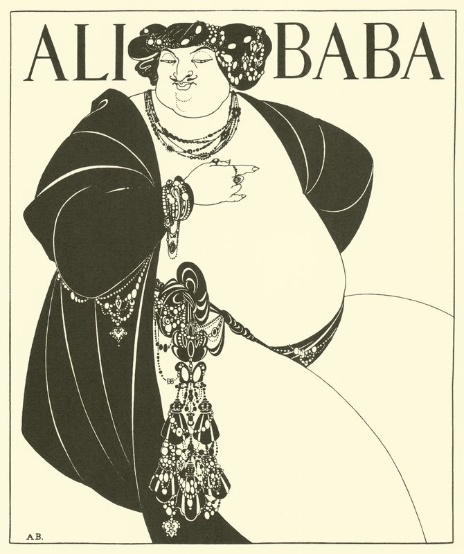 Ali Baba de Aubrey (after) Beardsley
