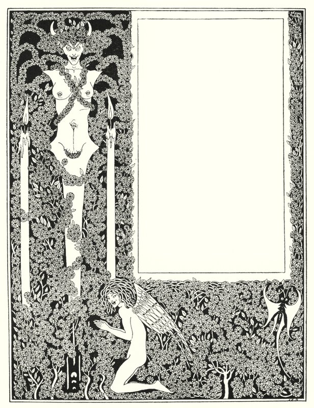 Diseño para la portada de "Salomé" (grabado) de Aubrey (after) Beardsley