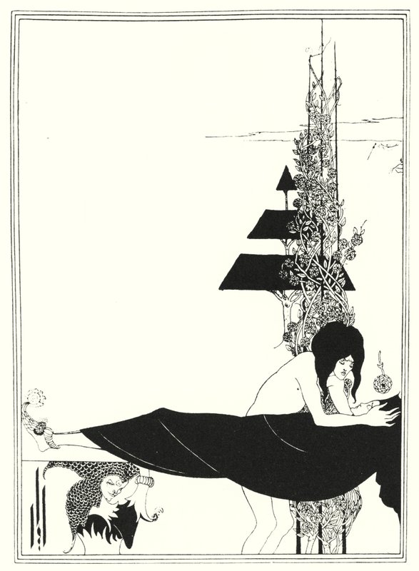 El Lamento Platónico (grabado) de Aubrey (after) Beardsley