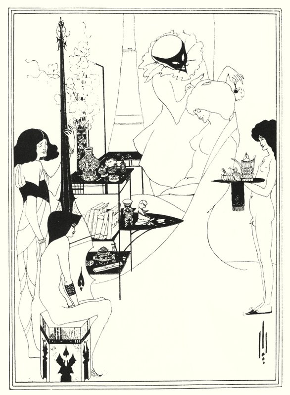 El Tocador de Salomé de Aubrey (after) Beardsley