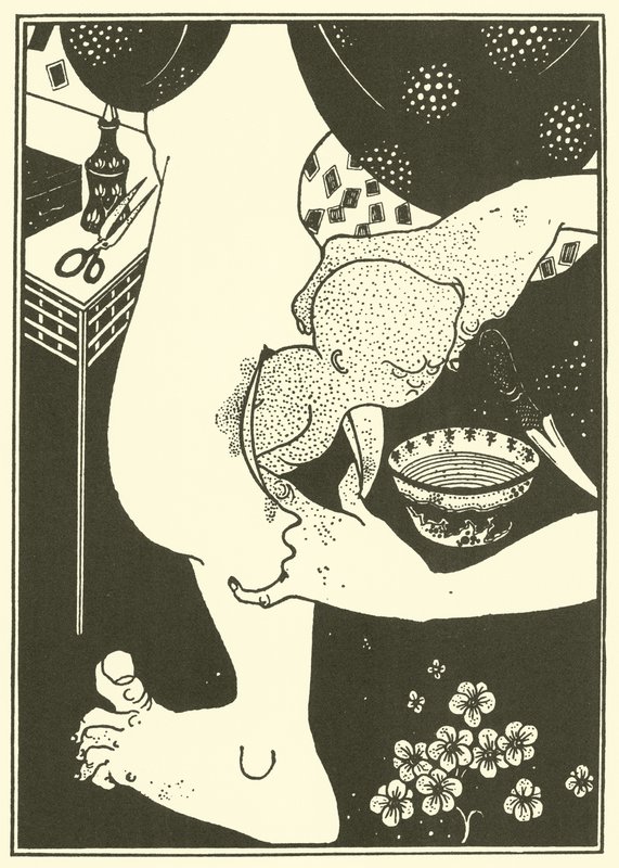 Nacimiento de la pantorrilla de Aubrey Beardsley