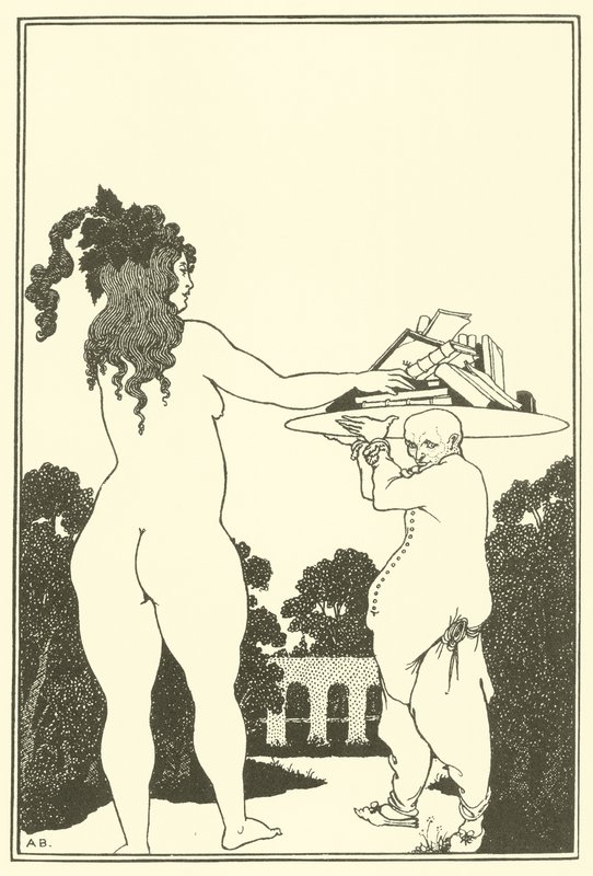 Placa de libro de Aubrey Beardsley
