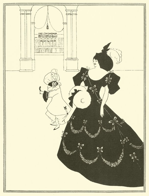 Comedia ballet de marionetas de Aubrey Beardsley