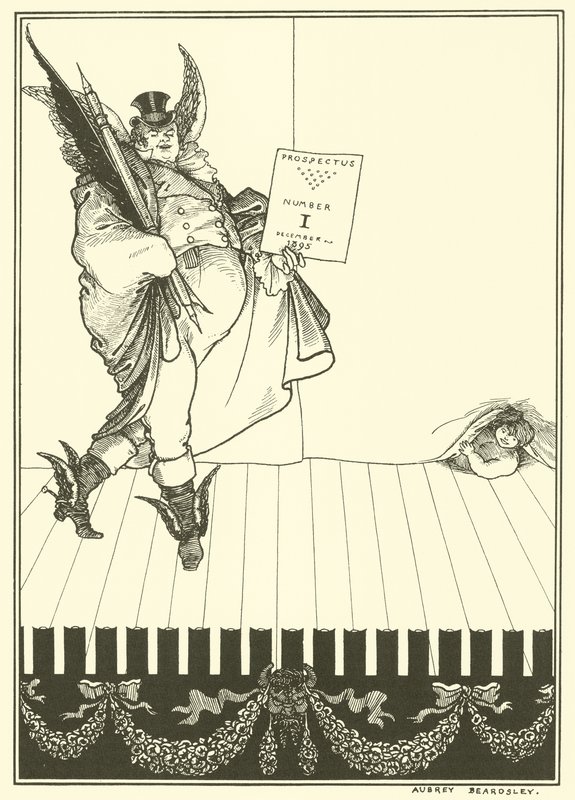 Diseño prospecto de The Savoy de Aubrey Beardsley
