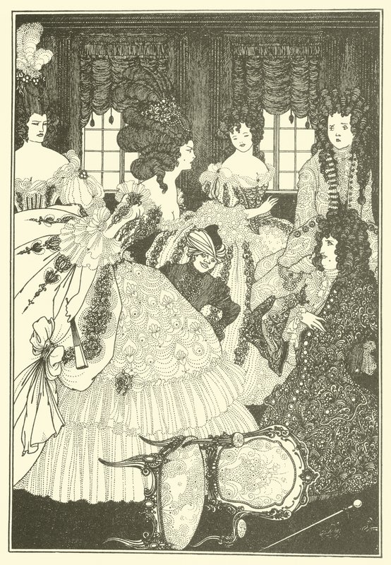 La batalla de los galanes y las bellezas de Aubrey Beardsley