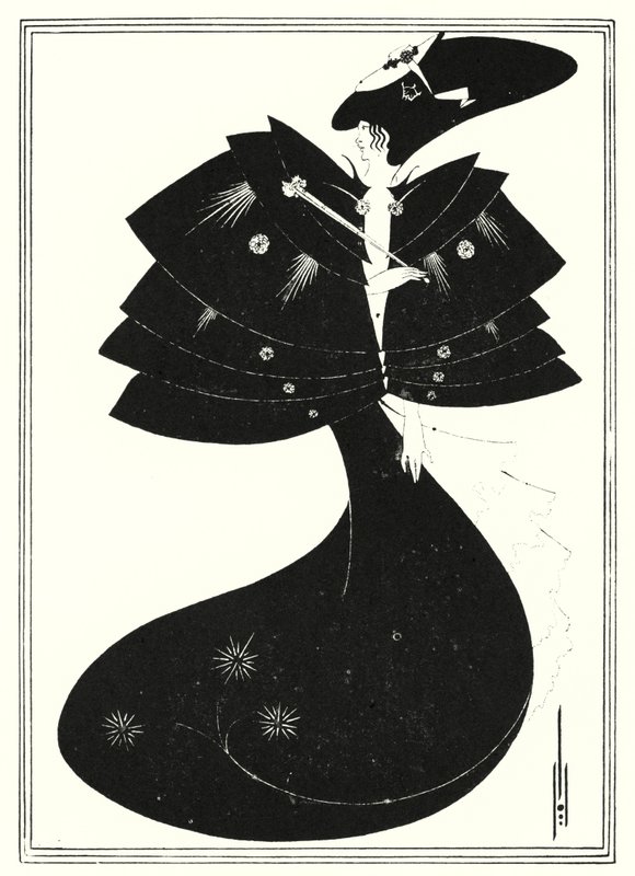 La Capa Negra de Aubrey Beardsley
