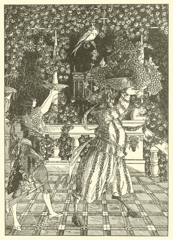 Los portadores de fruta de Aubrey Beardsley