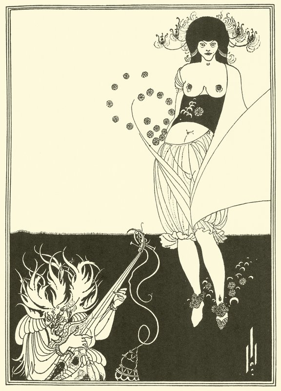 La danza del vientre de Aubrey Beardsley