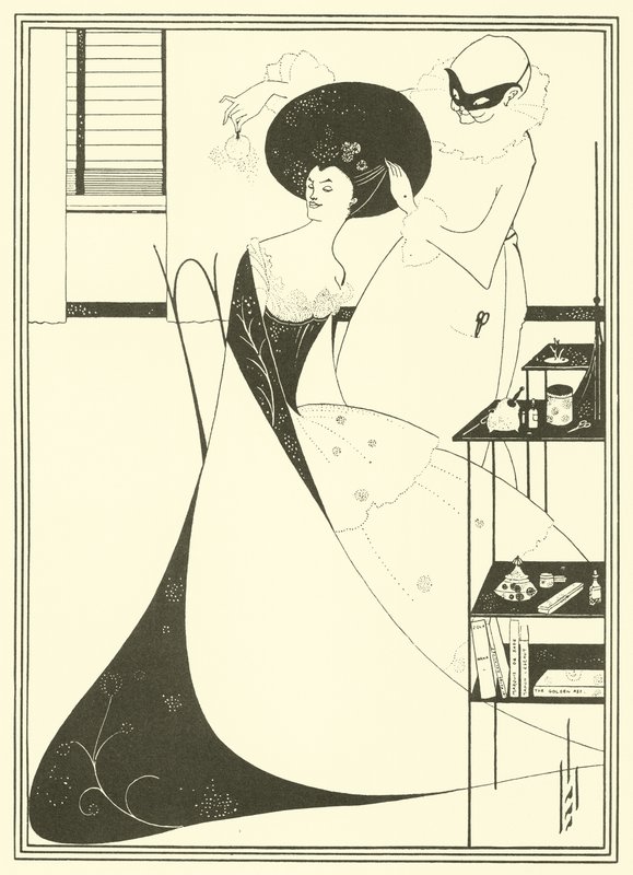El tocador de Salomé de Aubrey Beardsley