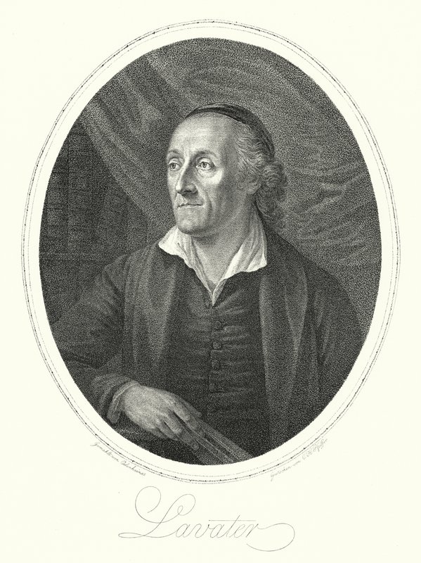 Johann Kaspar Lavater, teólogo, autor y fisionomista suizo (grabado) de August Friedrich Oelenhainz