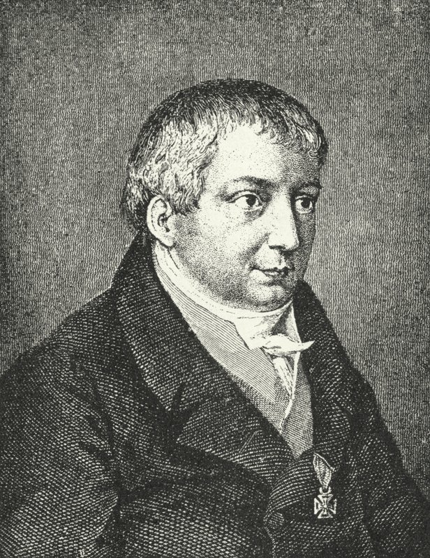 Friedrich Schlegel, poeta alemán (grabado) de Augusta von Buttlar