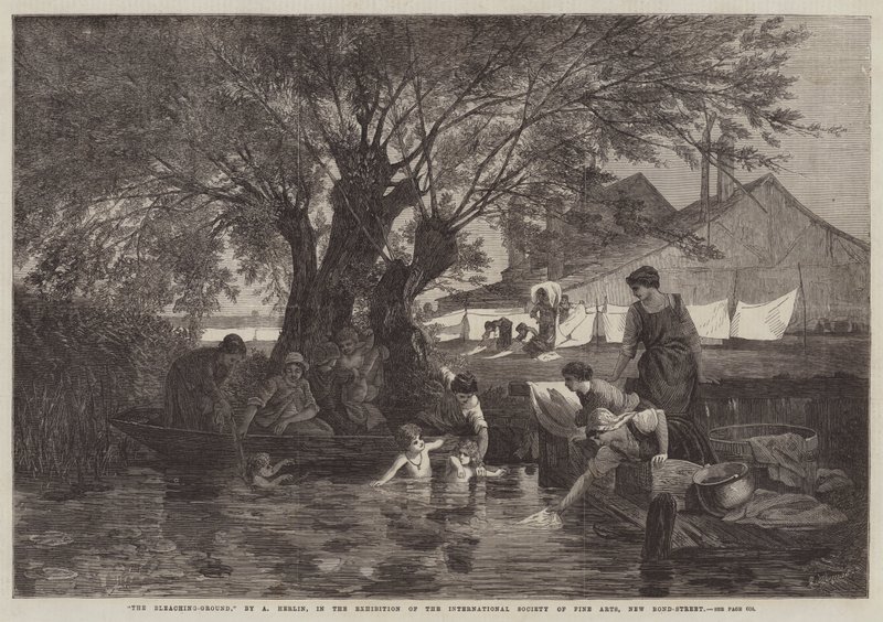 El campo de blanqueo de Auguste Joseph Herlin