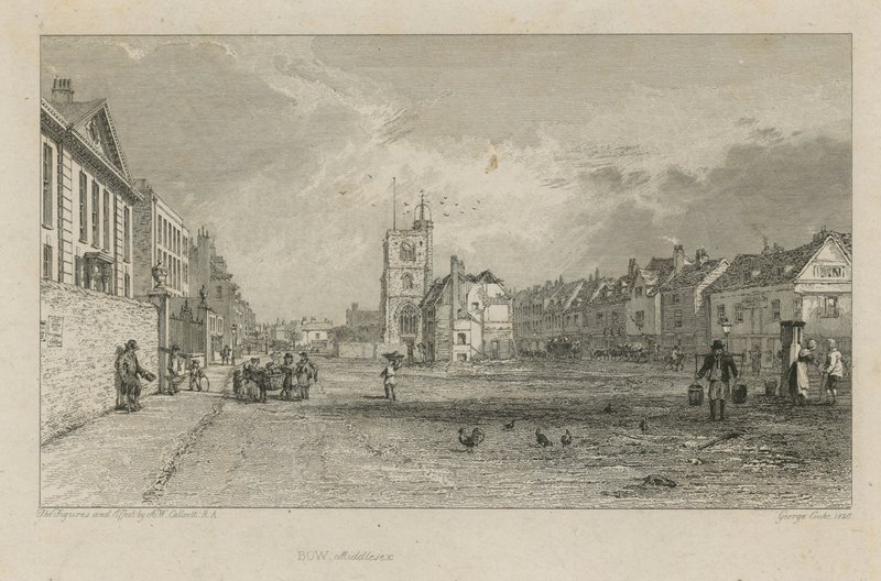 Vista general de Bow de Augustus Wall Callcott