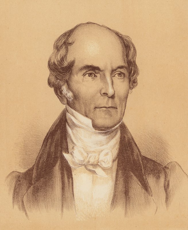 Sir Francis Forbes, Primer Presidente del Tribunal Supremo de Nueva Gales del Sur (litografía en color) de Australian School