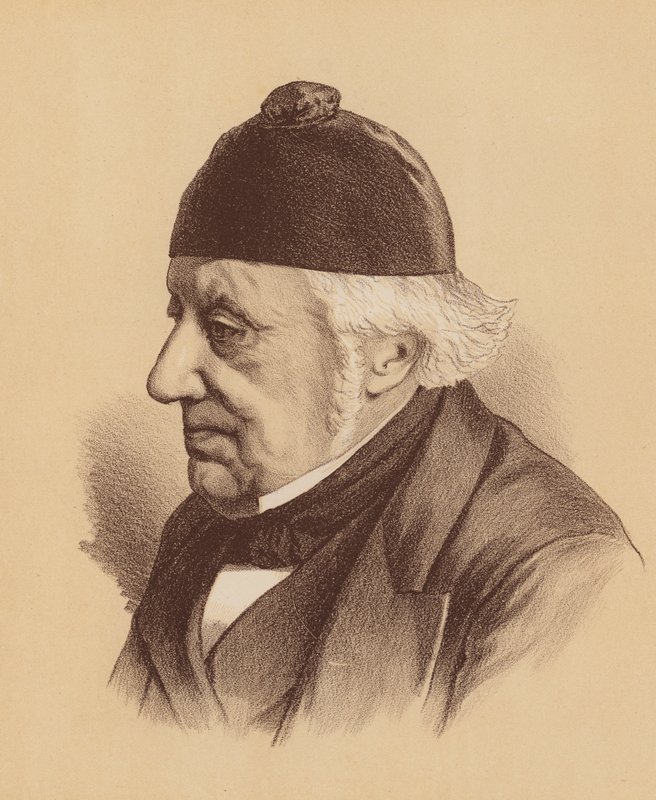 Sir William Westbrooke Burton, fallecido juez del Tribunal Supremo de Nueva Gales del Sur (litografía en color) de Australian School