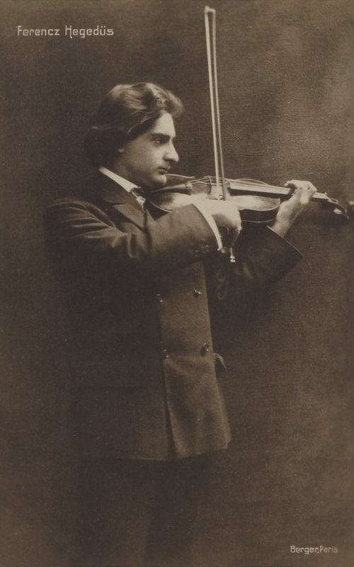 Ferencz Hegedus, violinista húngaro de Austrian Photographer