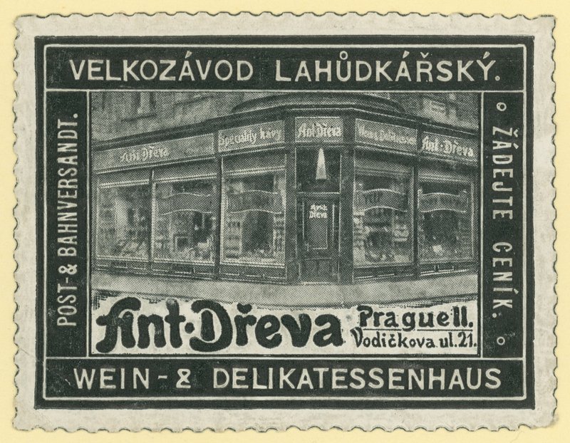 Tienda de vinos y delicatessen Anton Dreva, Praga de Austrian School