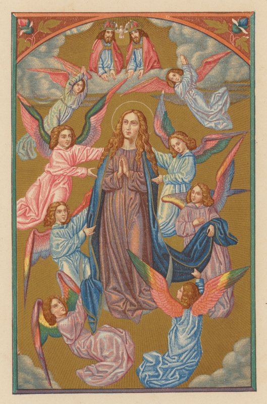 Asunción B de María (cromolito) de Austrian School