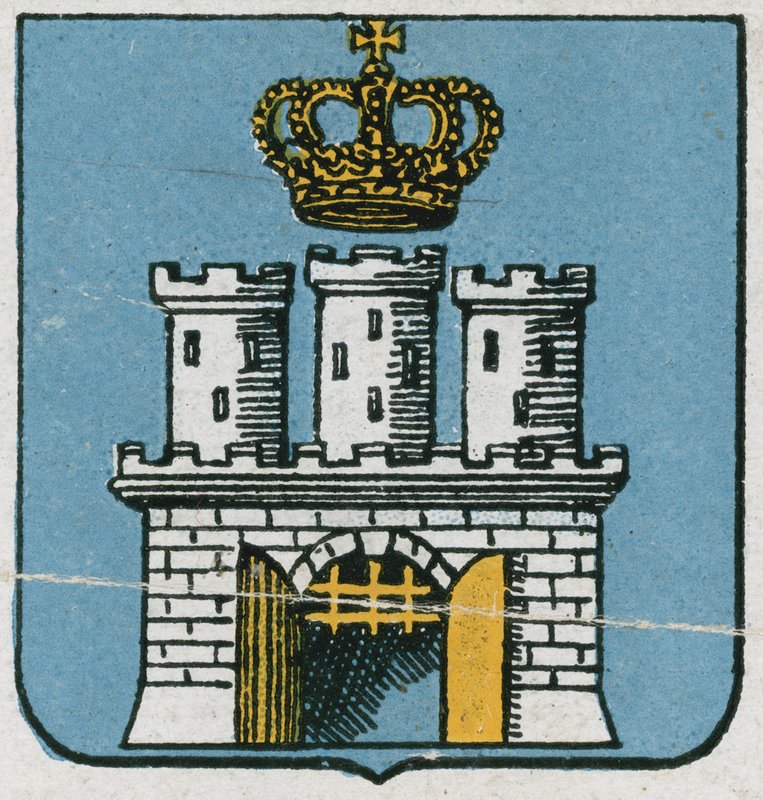 Escudo de armas de Grodek (Horodok), Ucrania de Austrian School