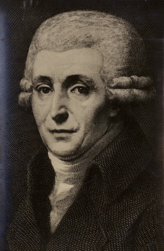 Retrato de Joseph Haydn de Austrian School