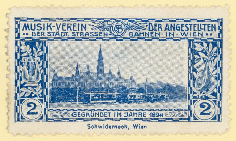 Tranvía frente al Ayuntamiento, Viena de Austrian School