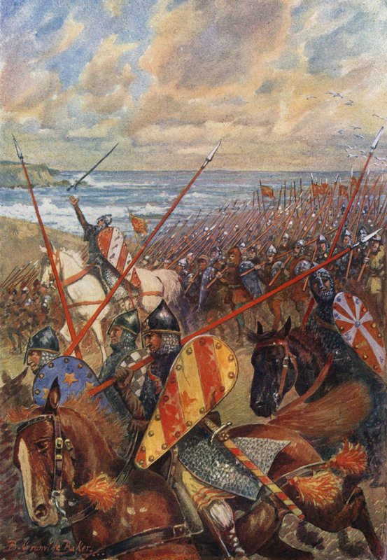 El Desembarco de Guillermo el Conquistador en Inglaterra, 28 de Septiembre de 1066 de B. Granville Baker
